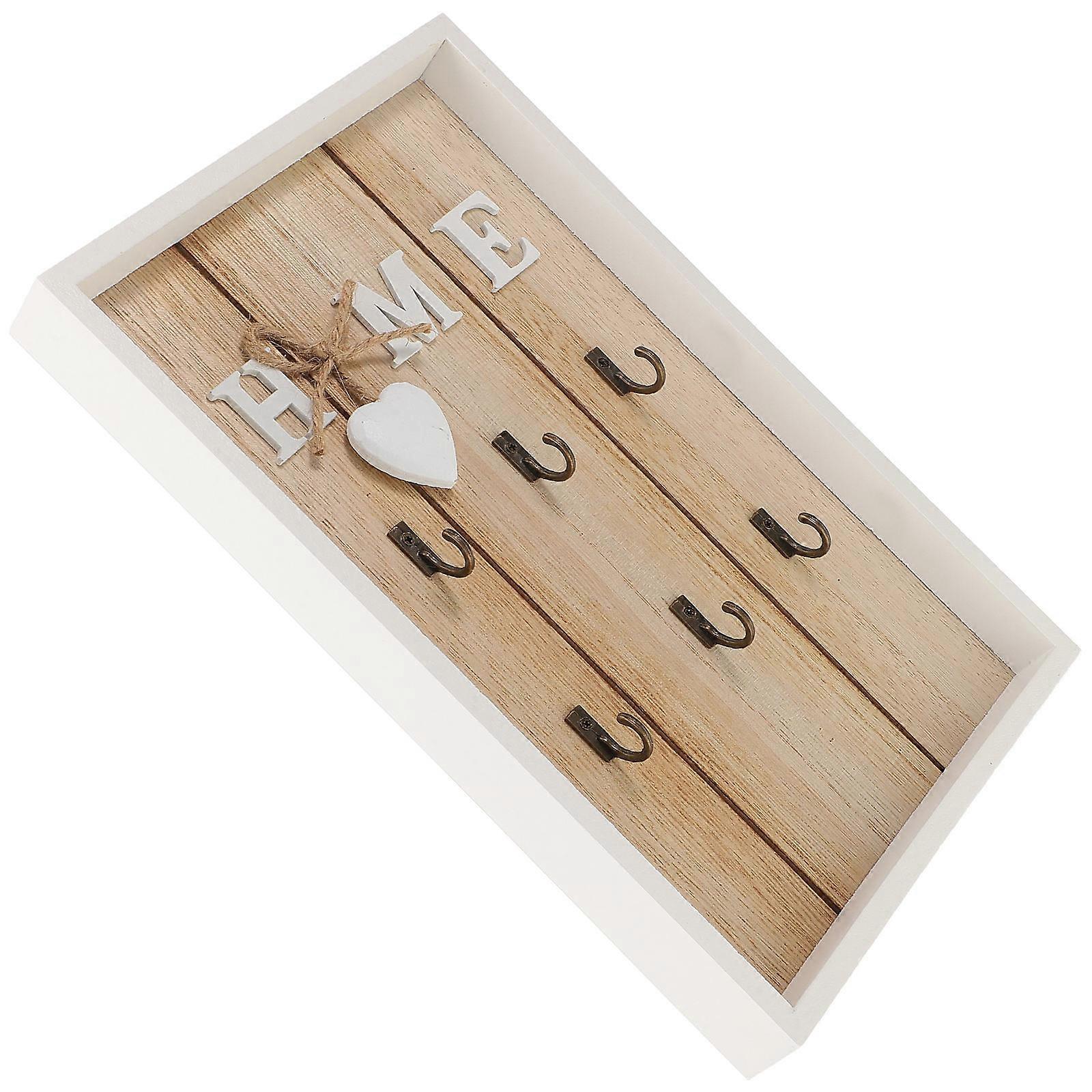 Wooden Storage Solution,Wall Key Organizer with Eco-friendly Design for Home Decor