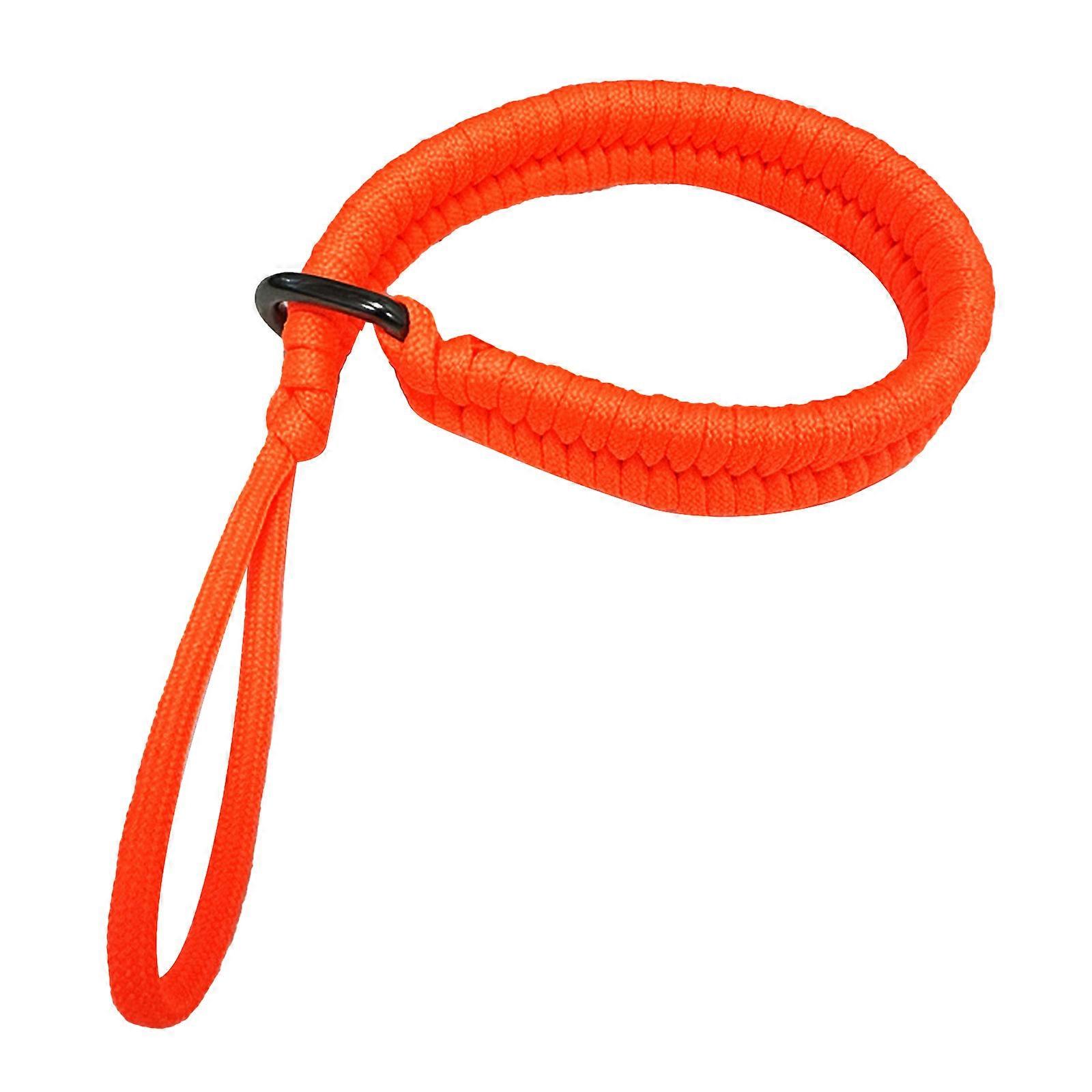 Secure Camera Wrist Strap Hand Strap with Customizable Length Weatherproof Paracord for Adventure Photography Accessory  Orange