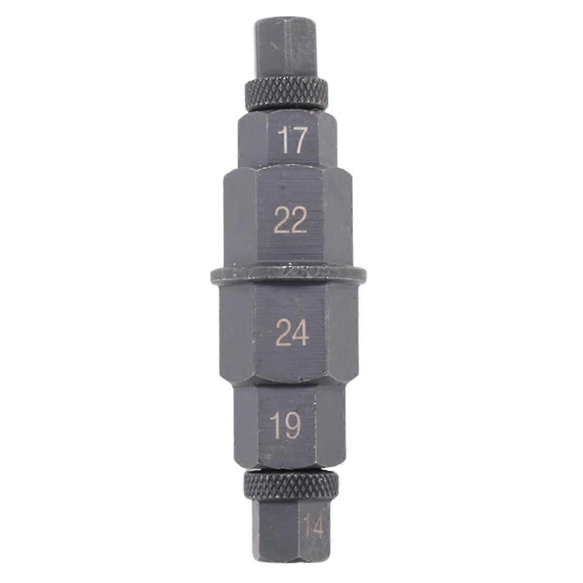 Hex Axle Tool for Motorcycle Front Axle Wheel 6 in 1 Spindle Socket