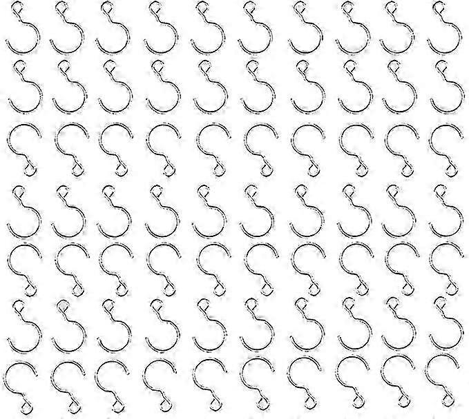 2025 [100パックS字型フッククリスタルビーズカーテン24mmミニフックDIYジュエリーアクセサリーサンキャッチャーシャンデリアペンダントクリスマスTのための装飾フック