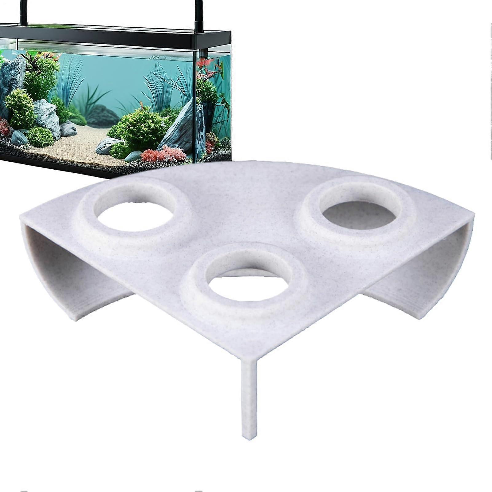 Aquarium Fish Passage - Shrimp Breeding Tunnel | Small Tube Shape with Safe Corners, Rock Texture Hideaway for Betta Tanks