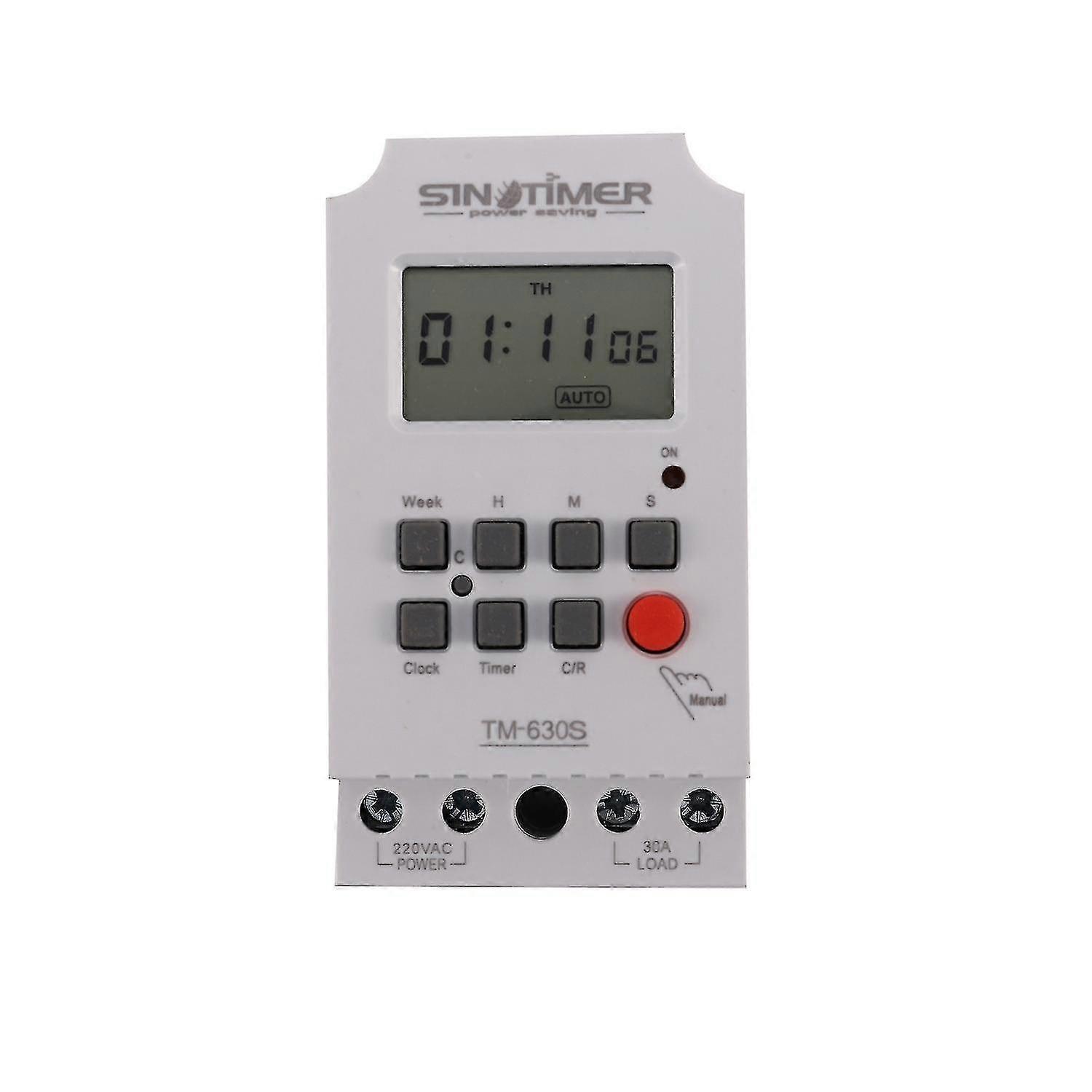 Sinotimer Tm630s-2 220v seconden Control Timer Switch Groot scherm Digitaal Display Hot Pin Voltage O