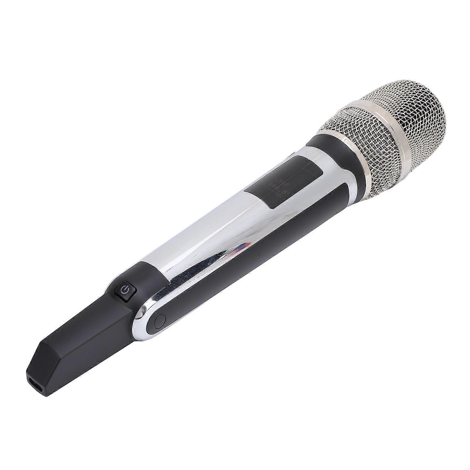Wireless Dynamic Microphone Professional High Performance Handheld Microphone for KTV Stage Live Broadcasts 