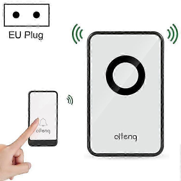 2025 AITENG V018J Wireless Batteryless WIFI Doorbell, EU Plug