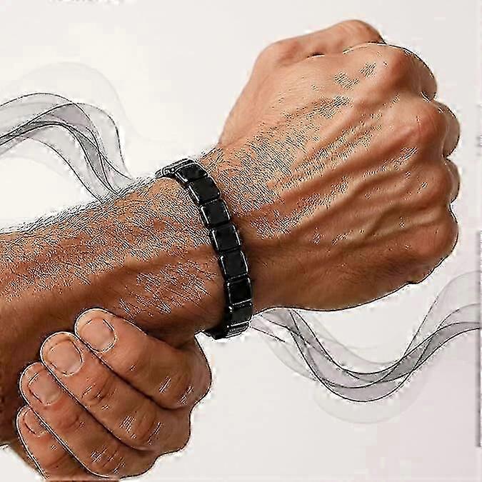 Hemys Hematite Bracelet Men,Hematite Bracelets For Men