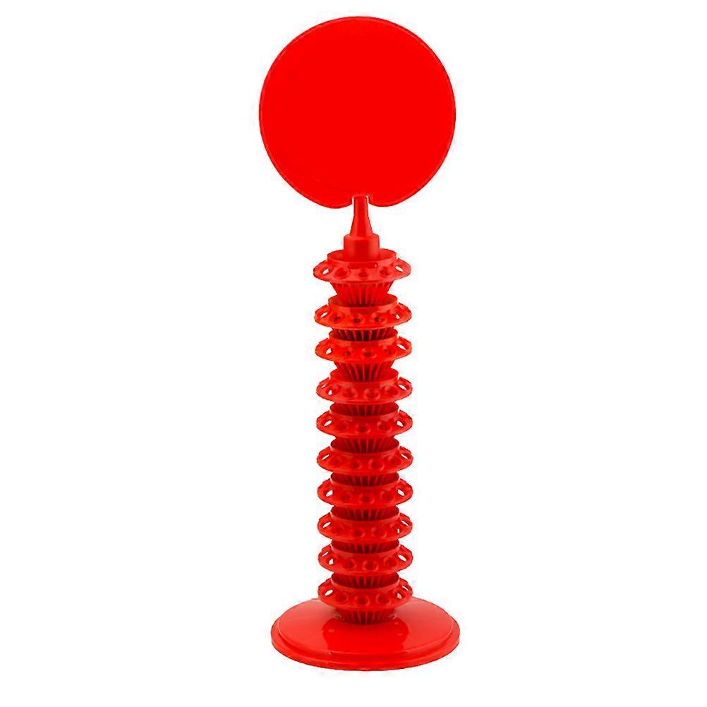 Red Lollipop Display Stand for Home Storage Rack Reusable and 7.5 inch
