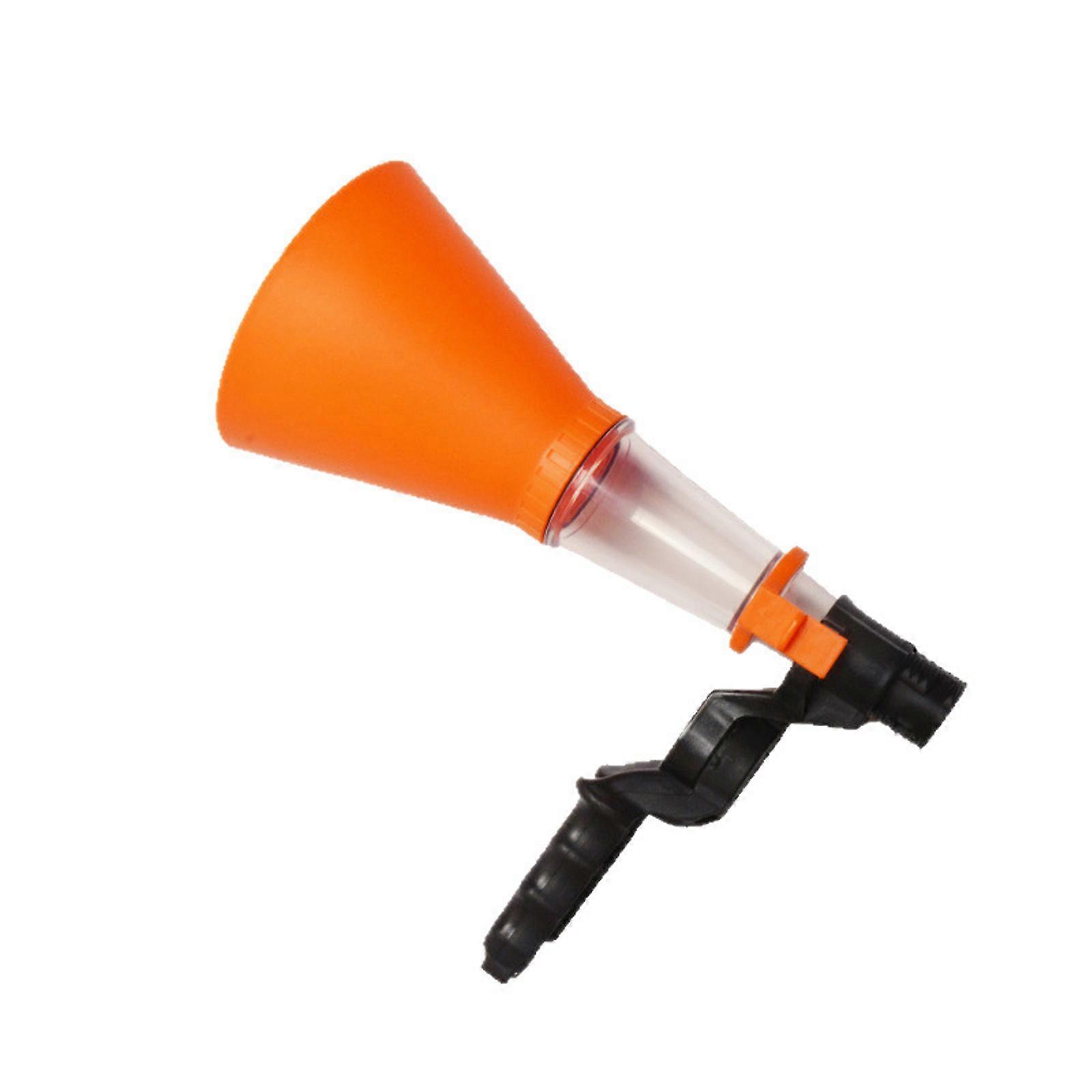 Car Engine Oil Funnel Leakproof Auto Engine Oil Filling Funnel Visible Auto Locking Structure Fast Clamp Oil Change Tool