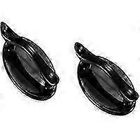 Strong Self-Adhesive Door Handle and Instant Armrest, Suitable for Refrigerators, Cupboards, and Drawers, Black, 2 Pieces