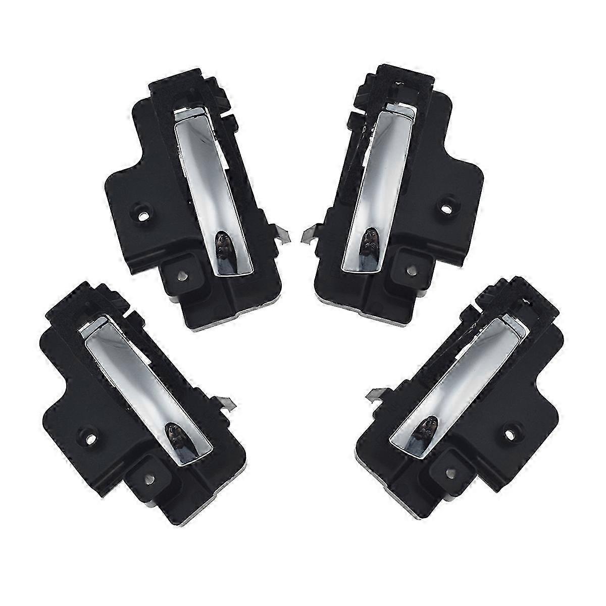 4 Pcs Chrome Inside Door Handle Left or Right for 2007 - 2012, Compass 1.8L 2.0L 2.4L