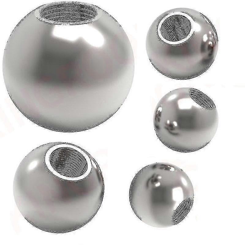 M6 gevind halvhul solid rustfrit stål metrisk tråd stålkugle