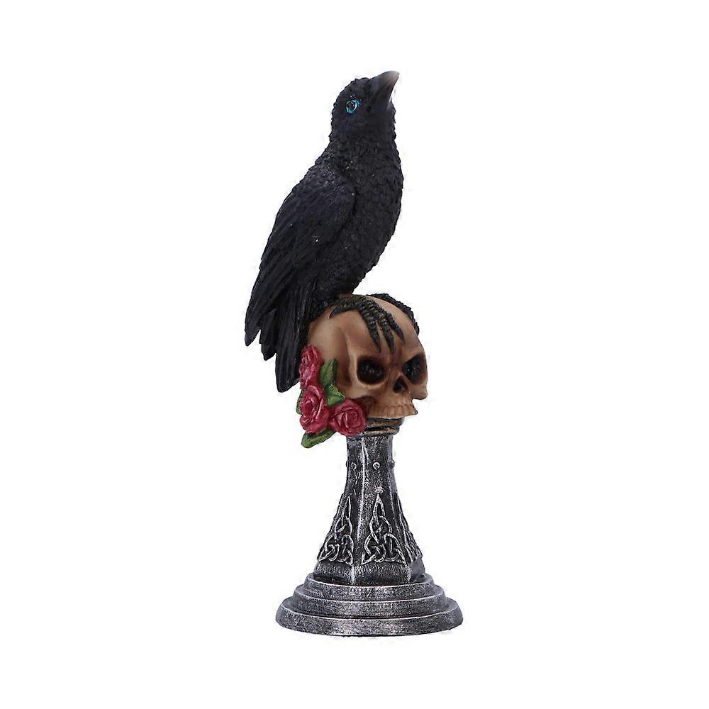 Perched Prophecy Mini Raven Figurine