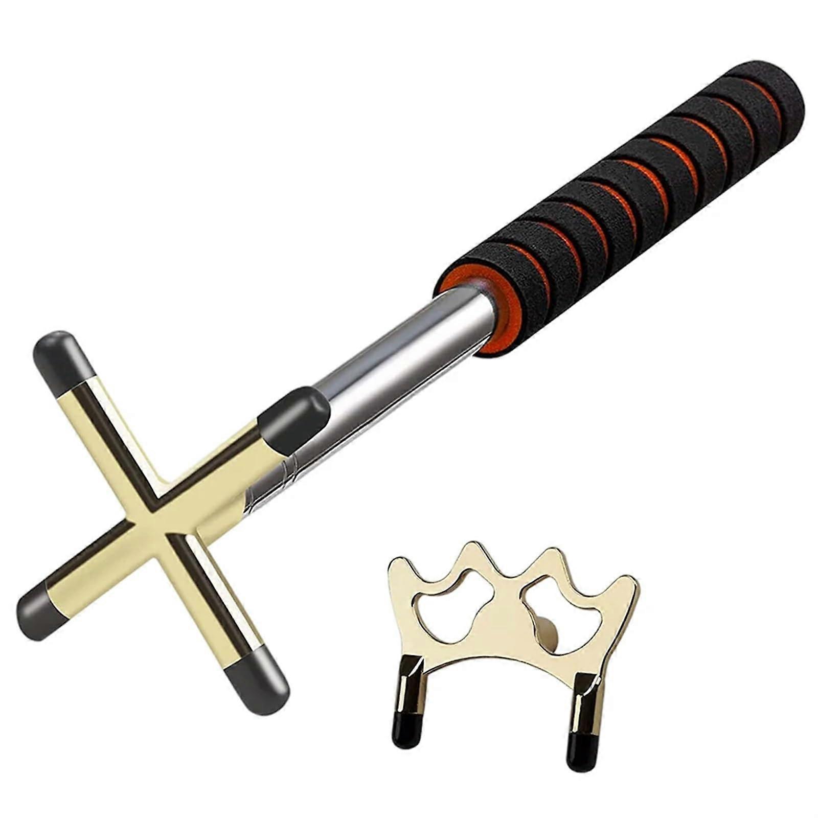 Retractable Billiard Pool Cue Bridge Stick with Removable Bridge Head for Snooker 1 Rod Low Cross Head Design