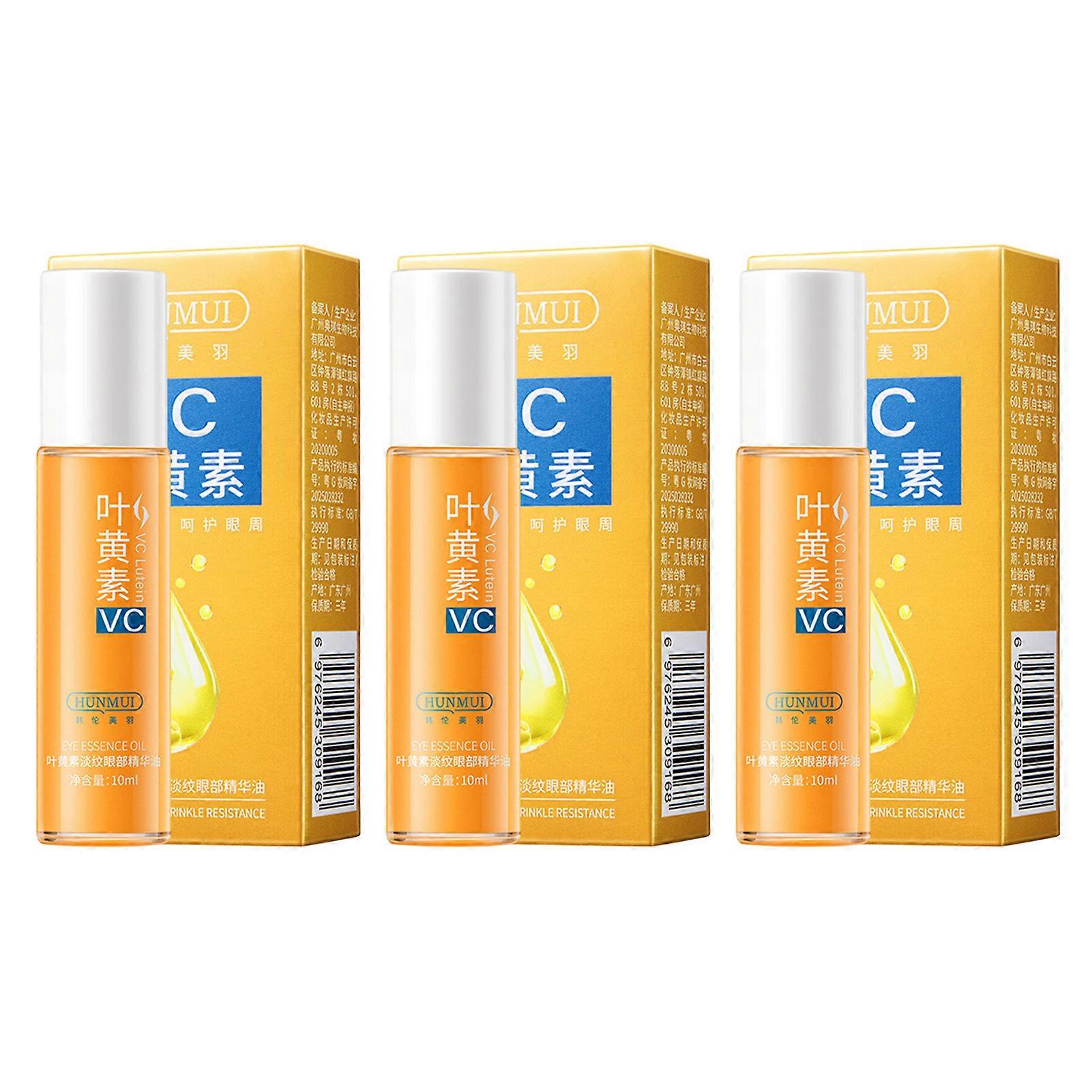 Vitamins C Lutein Firming Eye Serum Oil Anti-Aging Eye Serum for Eye Bags Dark Circles Reduces Fine Lines Wrinkle Eye Cream