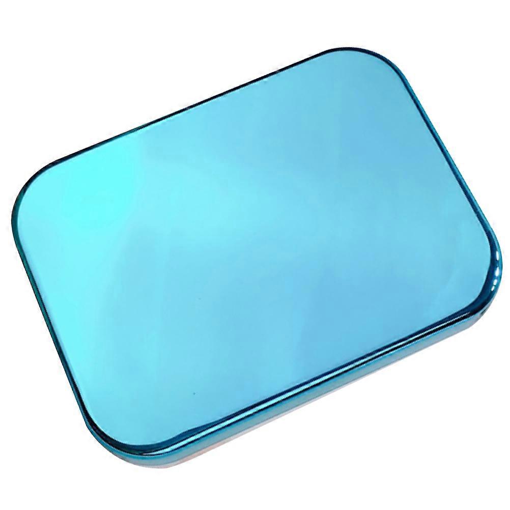 Lens Storage Case Lenses Container Case Outdoor Activity Compact Rectangular Blue 1Pcs