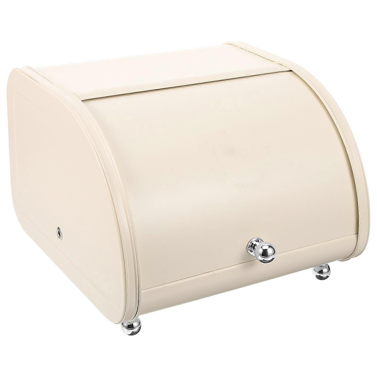 Bread Box with Sliding Lid for Kitchen Countertop   Space Saving Bread Storage Container for Home and Bakery Use