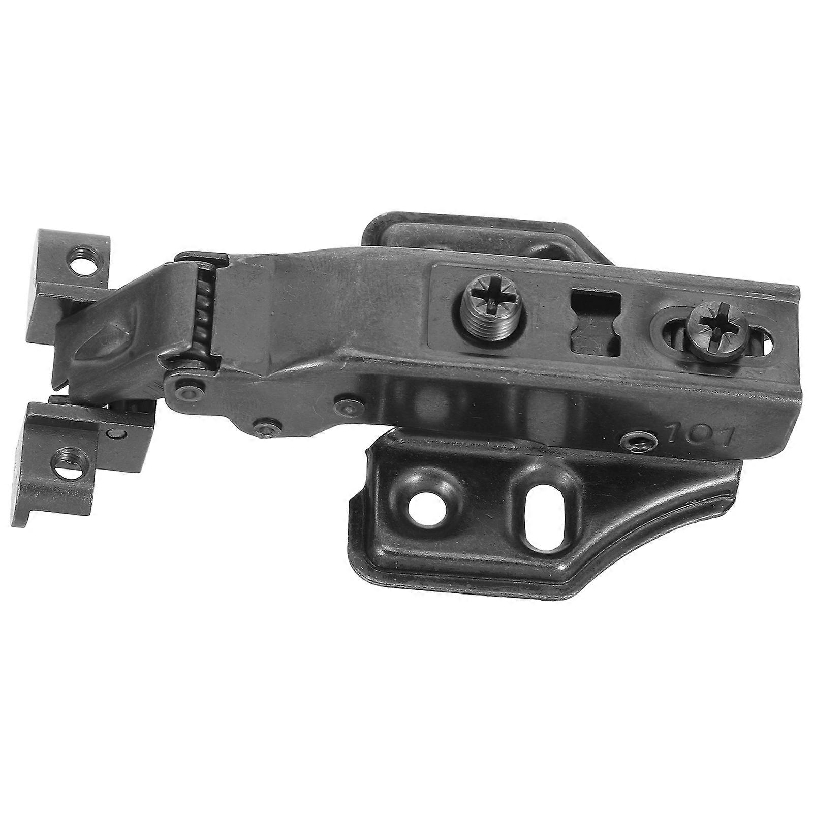 Soft Closing Cabinet Hinge Dark Grey Steel Small Door Hinge Durable Build
