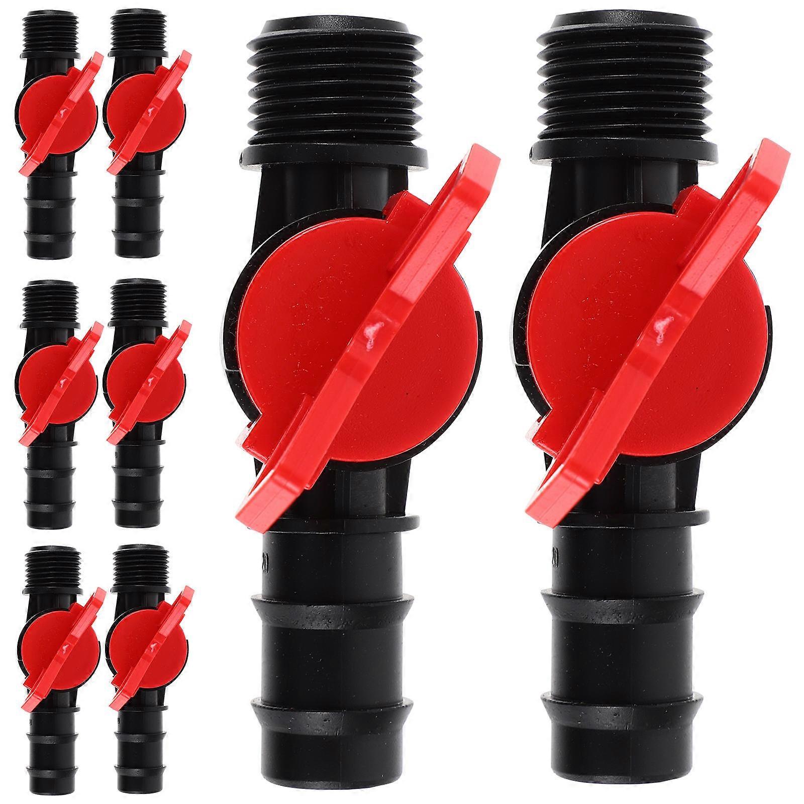 Irrigation System Valves Ball Valves Valve Gardening Simple Design 8Pcs