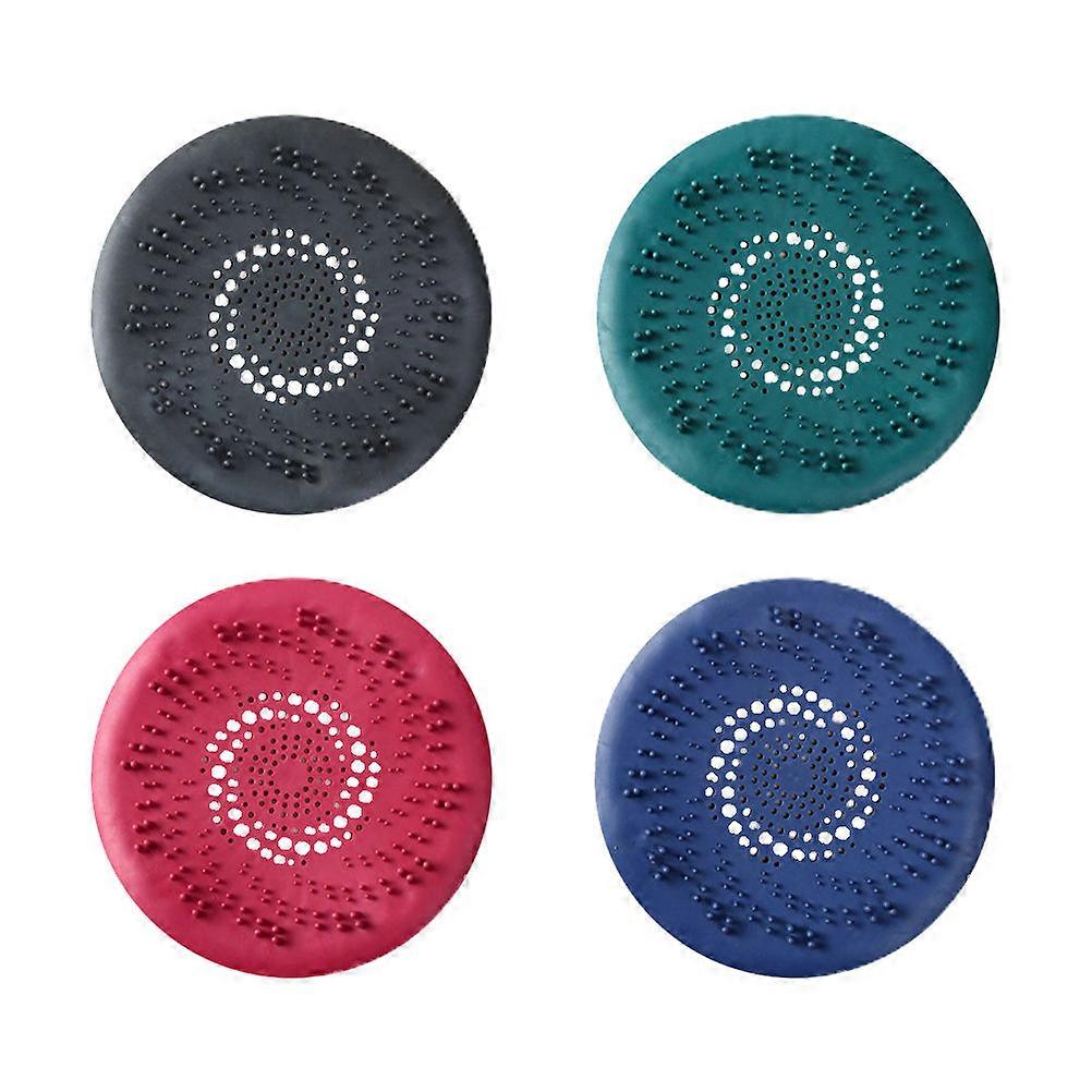 Kitchen Sink Plug Strainer Drain Blocker With Handle For Housewives 4Pcs
