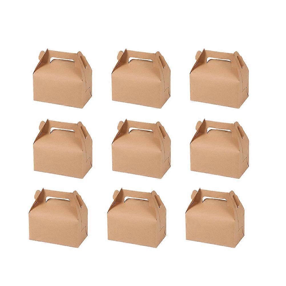 Paper Dessert Box Foldable Storage Wedding Supplies 16.2x9x8cm 10Pcs