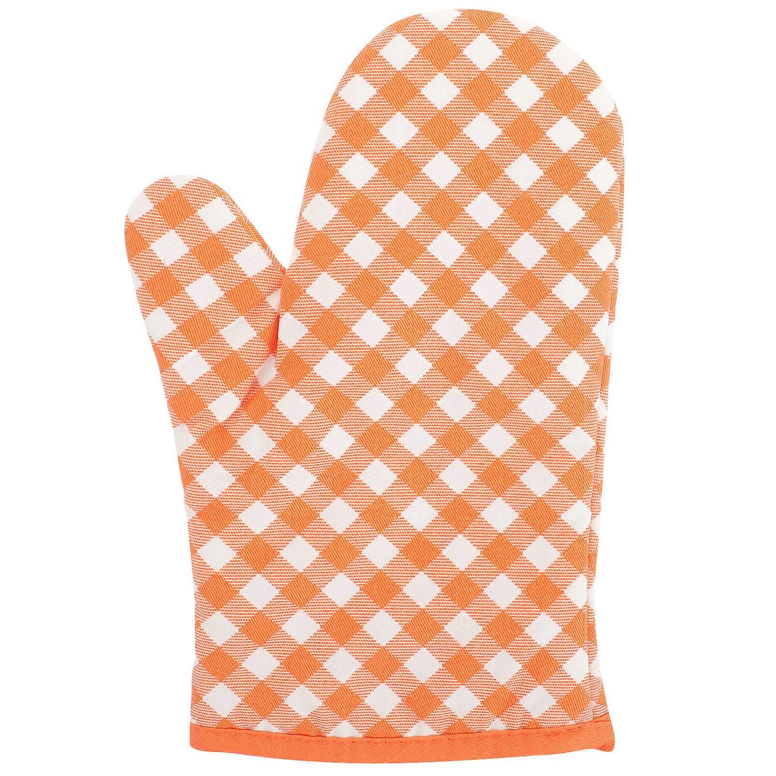 Cooking Oven Glove Mitts Cotton For Home Users Restaurants 1Set