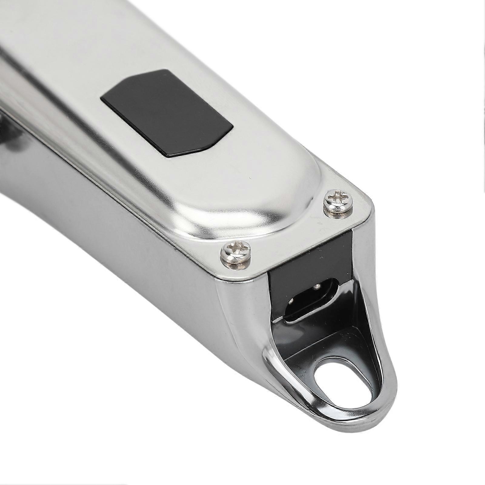 Rechargeable Electric Hair Clipper, Quiet, Safe, Digital Display, Cordless, with Guide Combs for Men