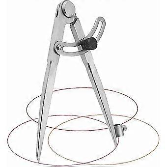 Boussole diviseur d’aile, boussole de marquage en acier au carbone, boussole à pointe sèche, pour cercles, menuiserie, travail des métaux et maroquinerie