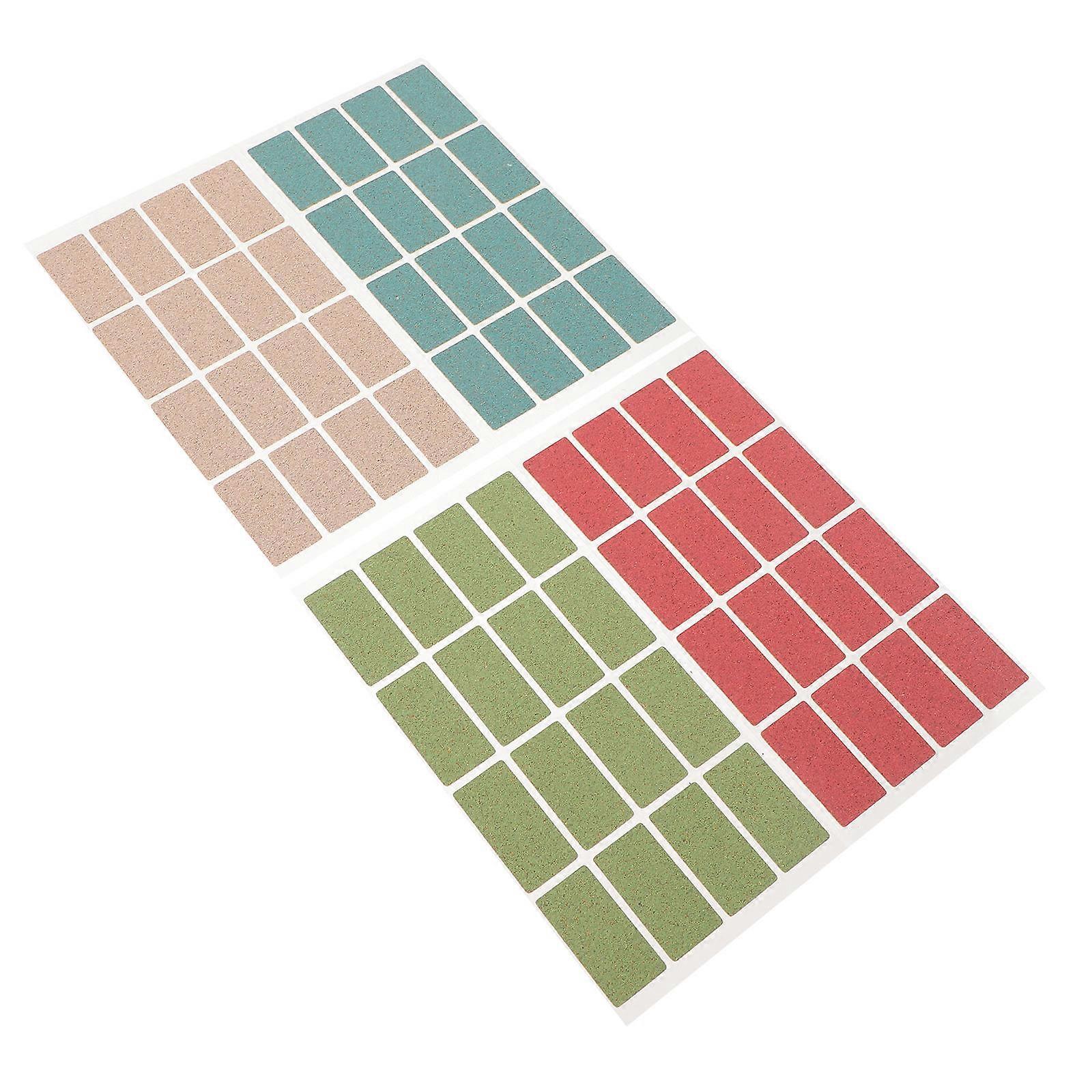 Desk Name Tags Classroom Blue Tear-off Without Residue Adhesion 4 Sheets