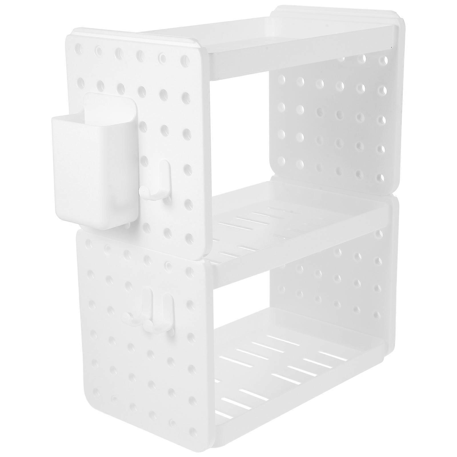 Desktop Book Holder Tabletop Organizer For Office 32.5x14x2.5cm Large Capacity Storage 1Pcs