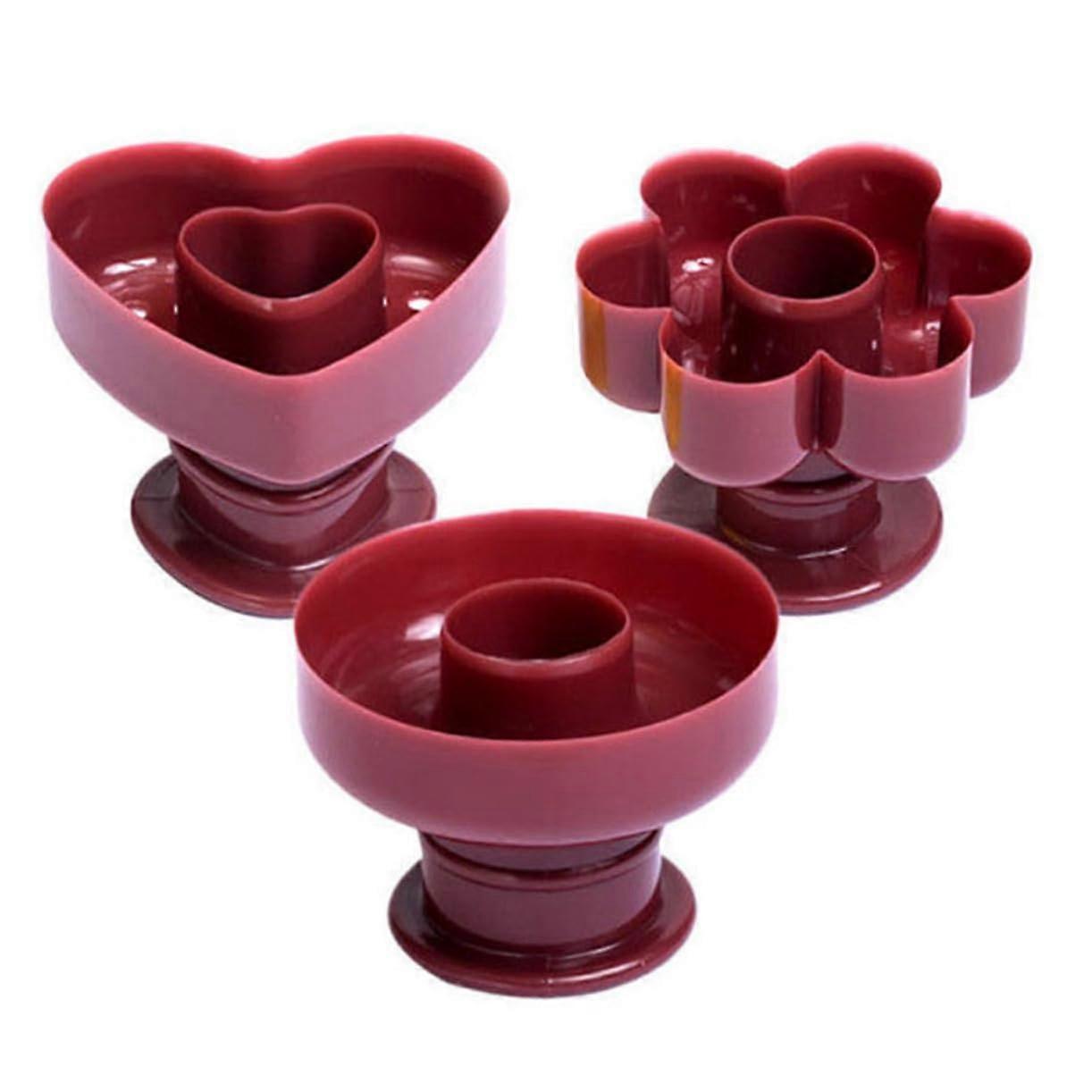 3 pieces Donut baking pan nonstick Donut for DIY pastry heart flower design for cakes cookies and desserts durable material for creative baking