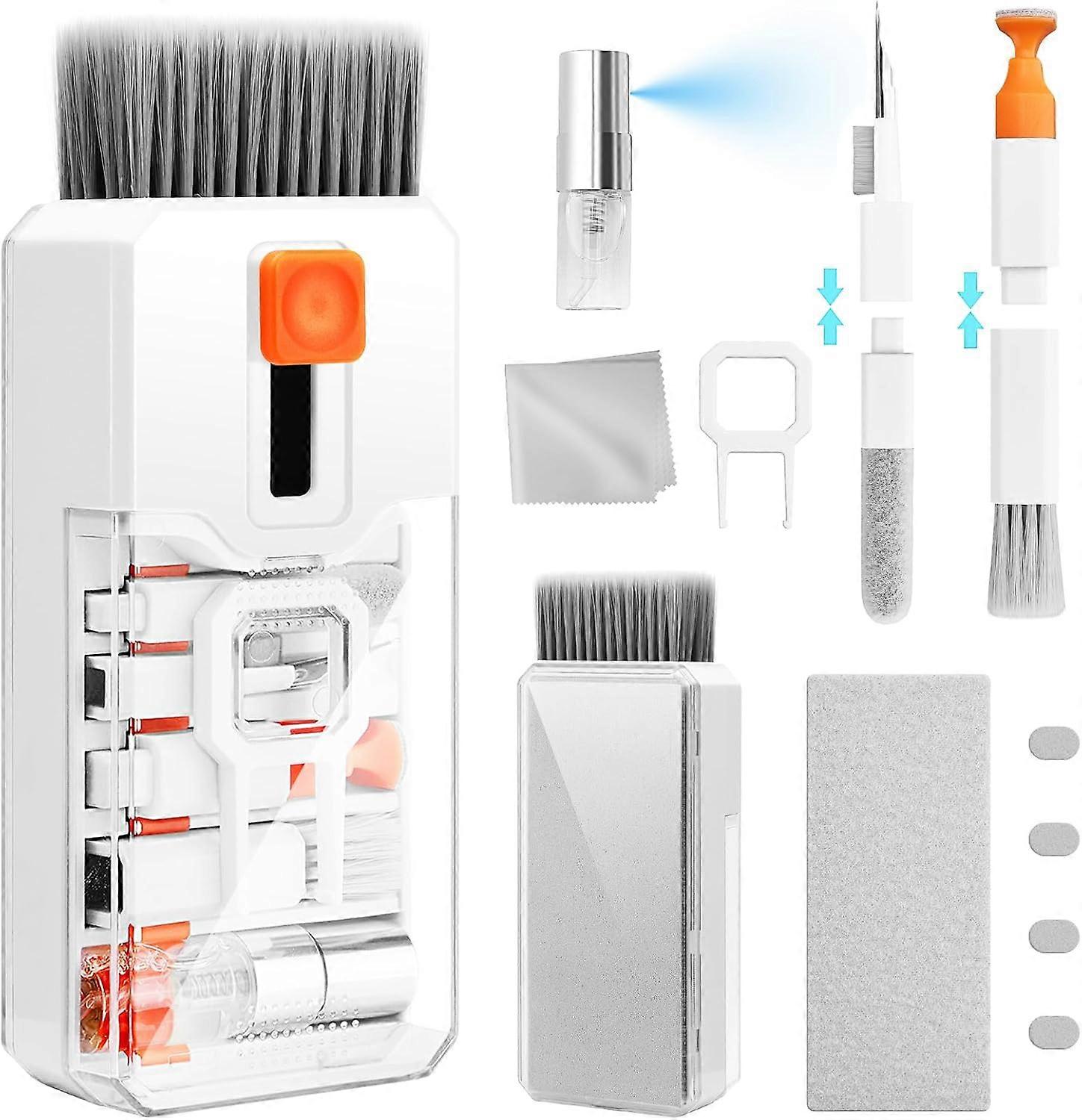Keyboard Cleaning Set Laptop Cleaner, 10-in-1 Computer Cleaning Brush, Multifunctional Cleaning Set for Electronic Computers