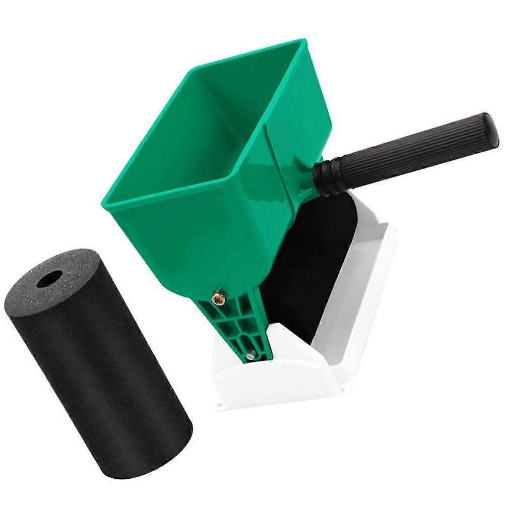Portable Handheld Glue Applicator Manual Roller Type Glue Spreader For Cardboard Boxes Green 24.50X19.00X18.50CM Gluing 1Pack