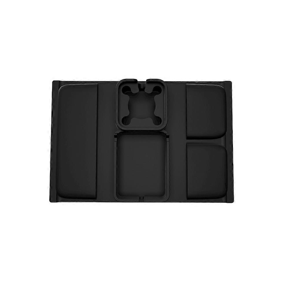 Couch Cup Holder Detachable Anti Slip Sofa Armrest Tray with Side Pockets