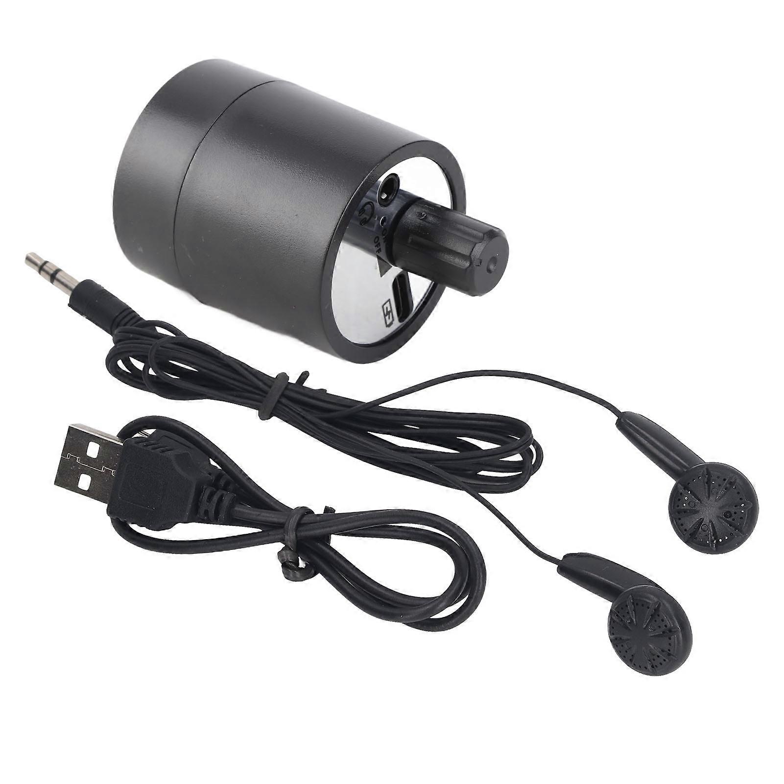 Portable Water Leakage Detector High Sensitive Pipe Leak Sound Monitor Wall Listening Amplifier for Early Detection