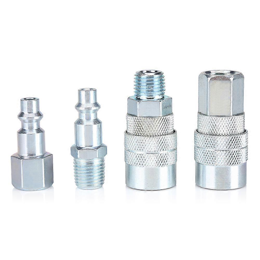 30pcs/set Quick Coupler Plug Set Male/Female Air Hose Connector Fittings 1/4 NPT