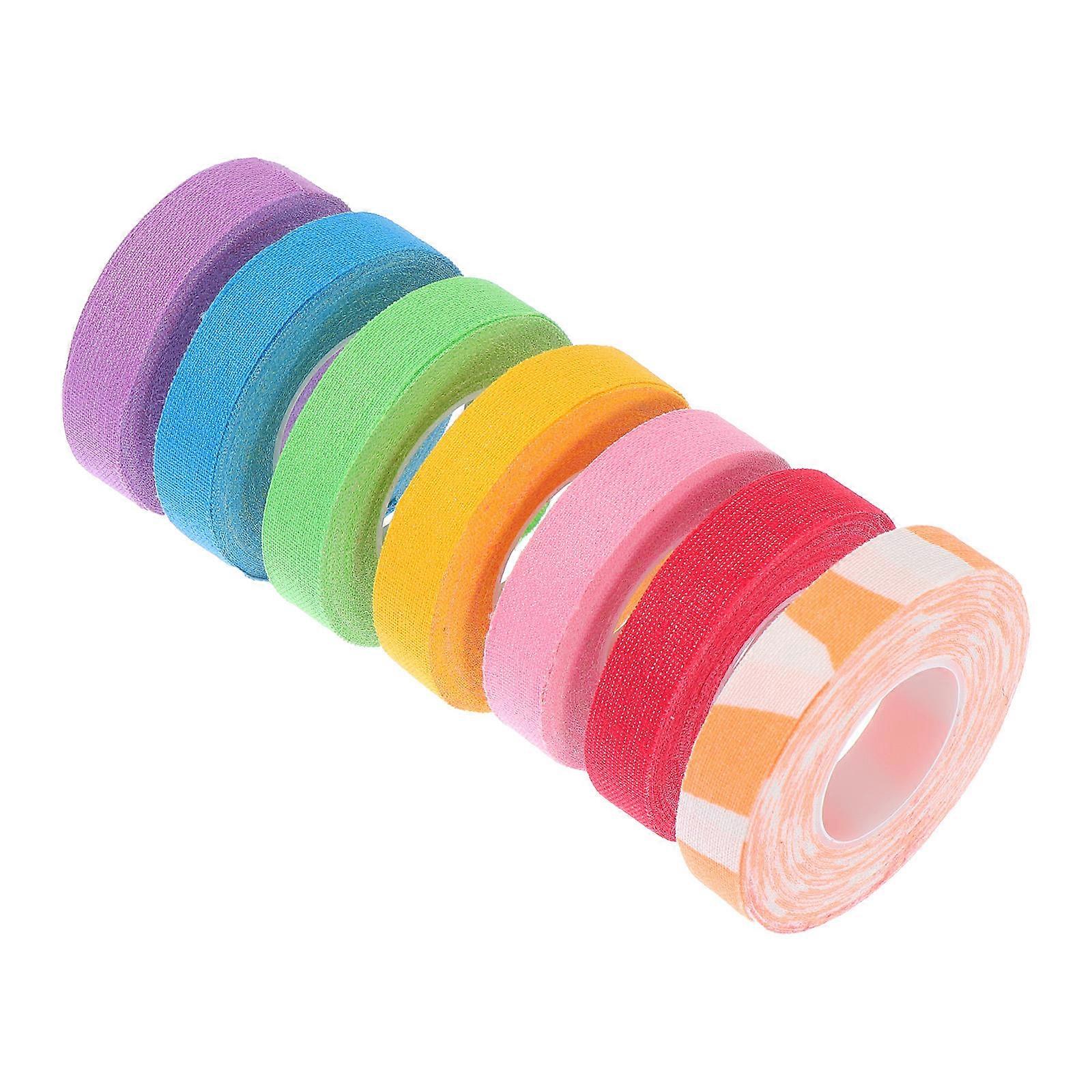 7pcs Breathable Pipa Finger Adhesive Tapes for Stringed Instruments, Durable Guzheng Accessories in Mixed Colors