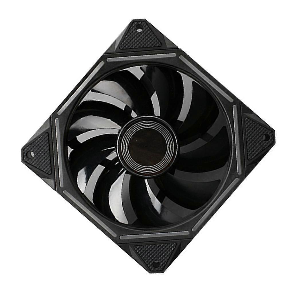 Computer Cooling Fan Desktop Computer Radiator Heat Dissipation ARGB Lighting 12x12x2.5cm 1Pack