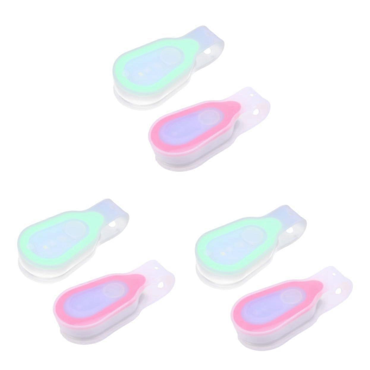 3 Sets Backpack Light LED Clip Light for Bicycles and Runners, Reflective Equipment, Random Colors, 2 Pieces