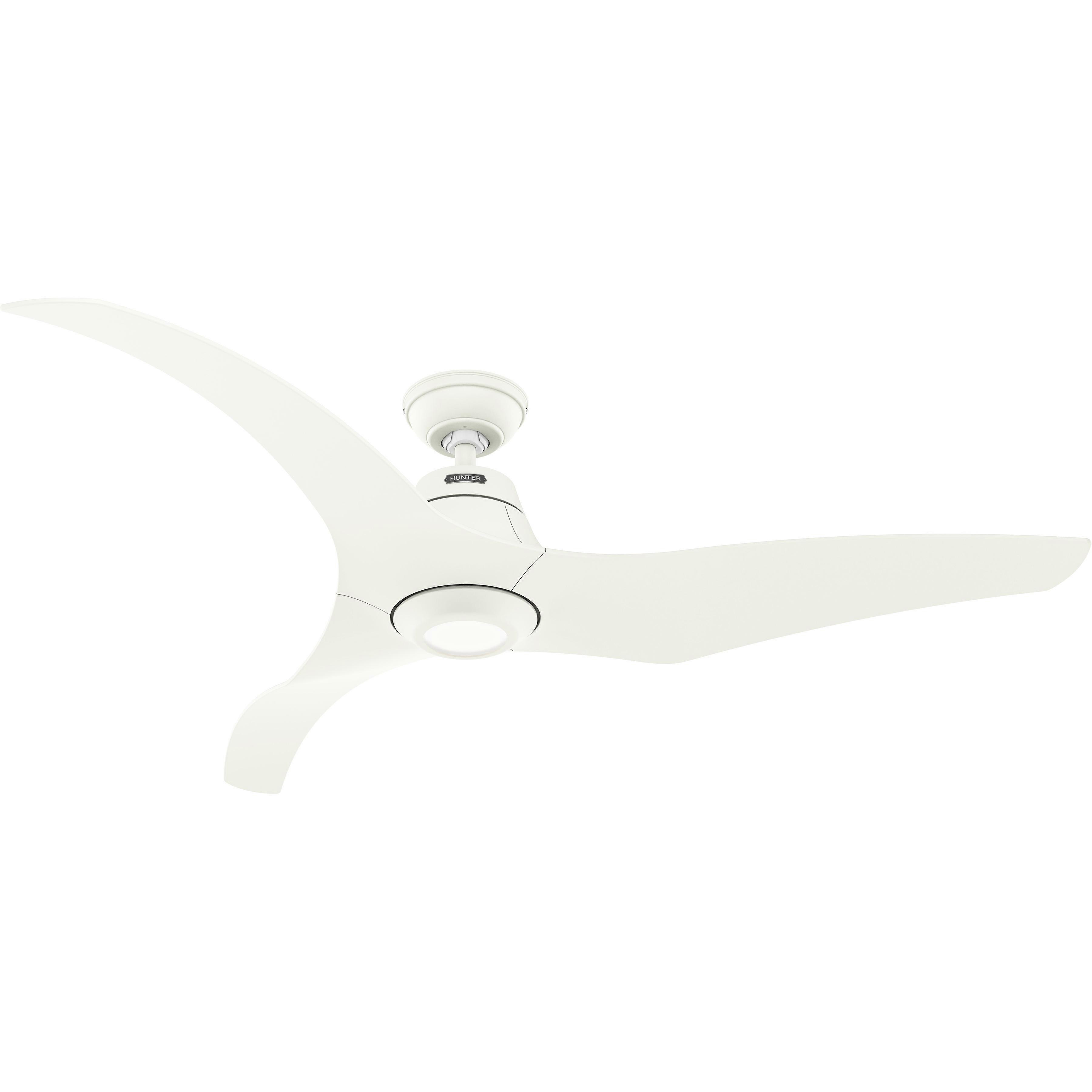 DC Ceiling Fan Stingray White 152 cm with LED