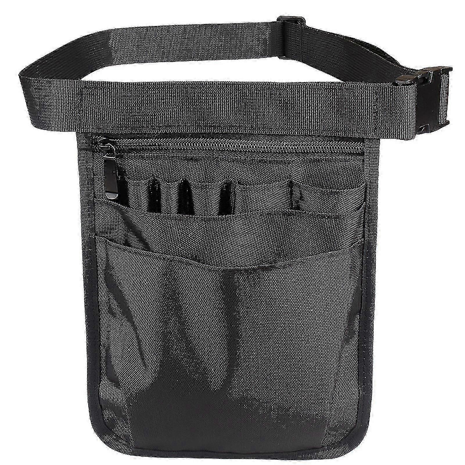 حقيبة منظم جيب الممرضة مع حامل شريط طبي للمقص والمستلزمات الطبية