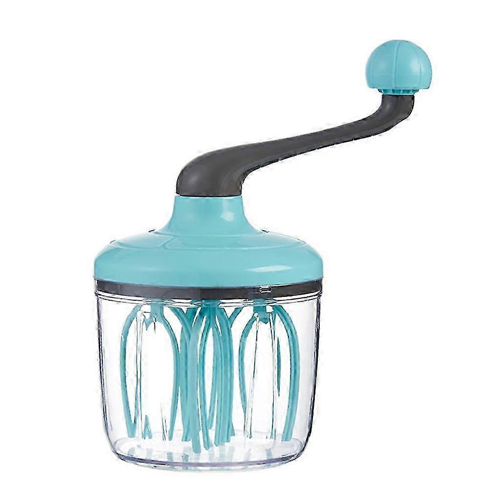 Plastic Hand Crank Egg Whisk & Separator - Versatile Blender Tool for Home