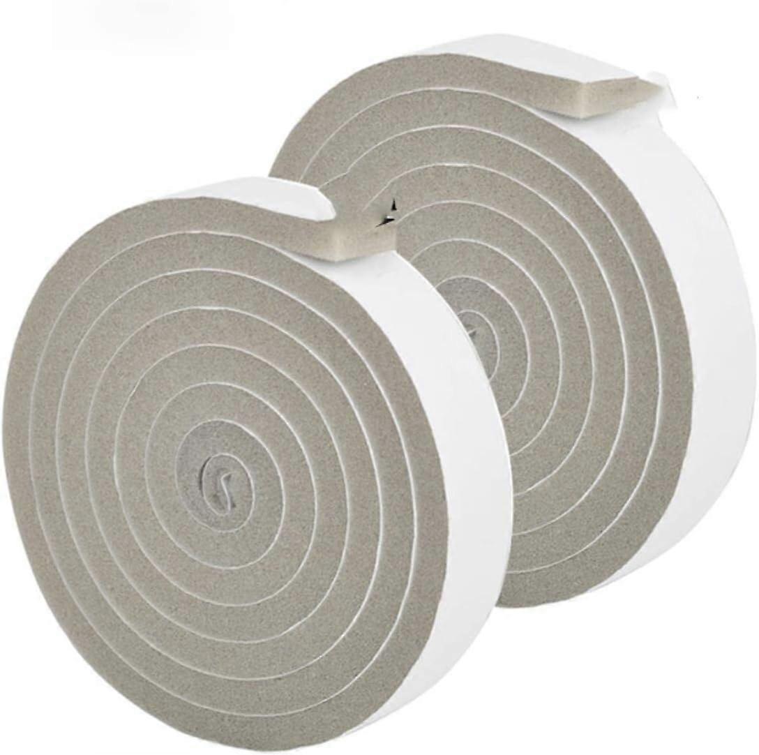 Door Sealing Strip Foam Tape 4m 2 Rolls for Air Conditioners and Windows Grey 3cm Weatherproof Soundproof Sealing Strips