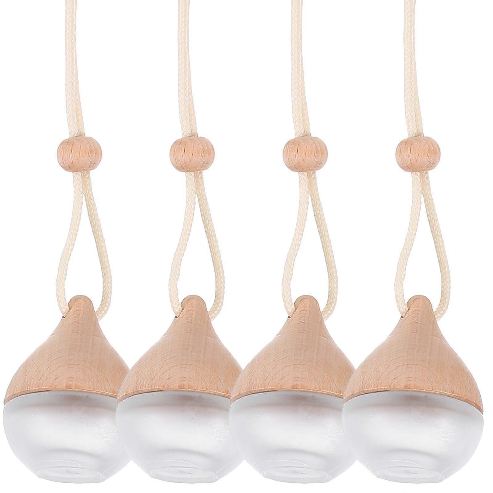 4pcs Car Diffuser Automotive Essential Oil Diffuser Hanging Perfume Pendant