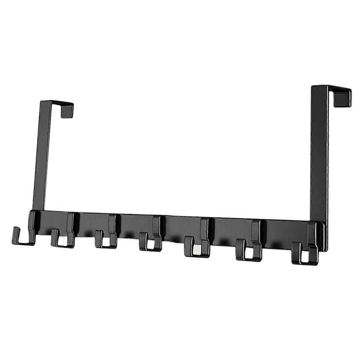Robust overthedoor hooks for additional storage space without drilling, suitable for various living styles behind the door.