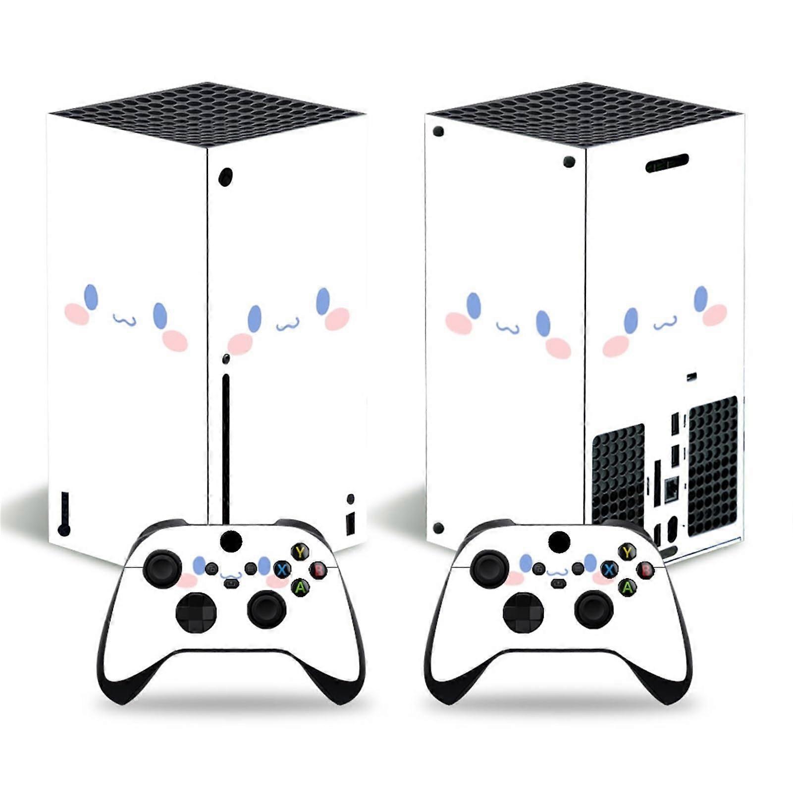 Vinyl Sticker Cover for Xbox Series X Console with Free Wireless Controller Stickers, Bubble-Free Skin, Durable Design