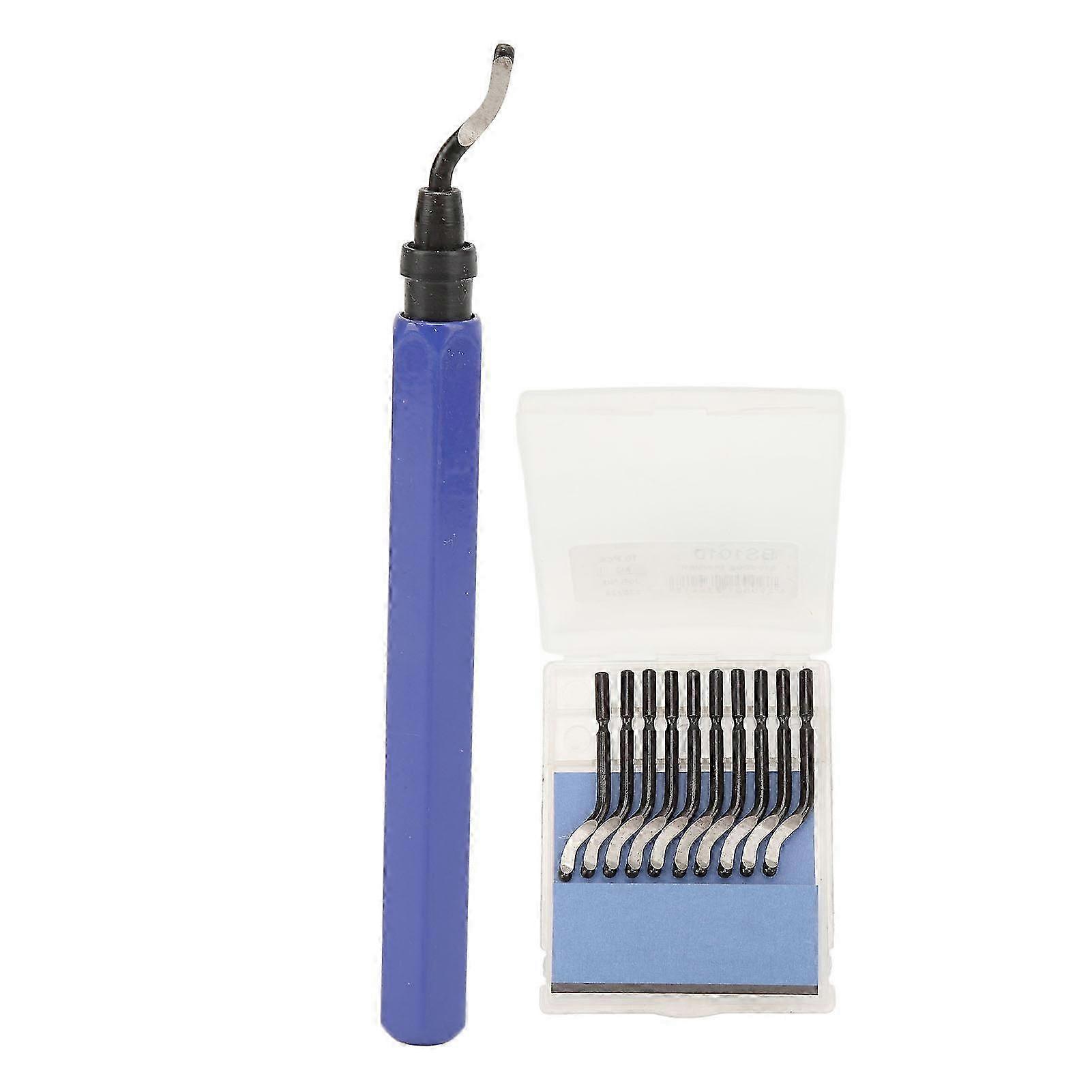 Deburring Tool with 10 Blades for Copper PVC Pipes 3D Printing Resin Art Metal Work