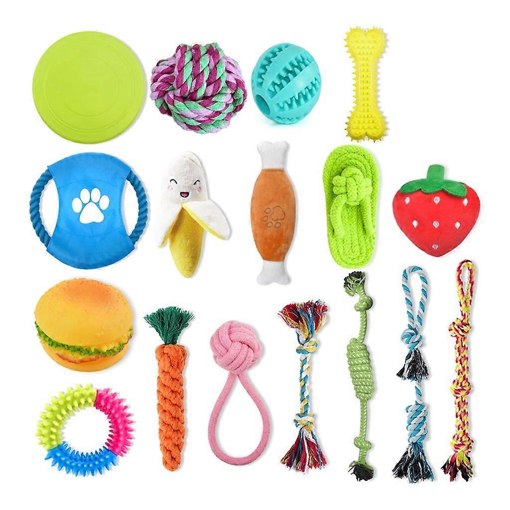 Dogs Rope Fetching Toy Tug-of-war Game for Dogs Teething Chew Molar Toy