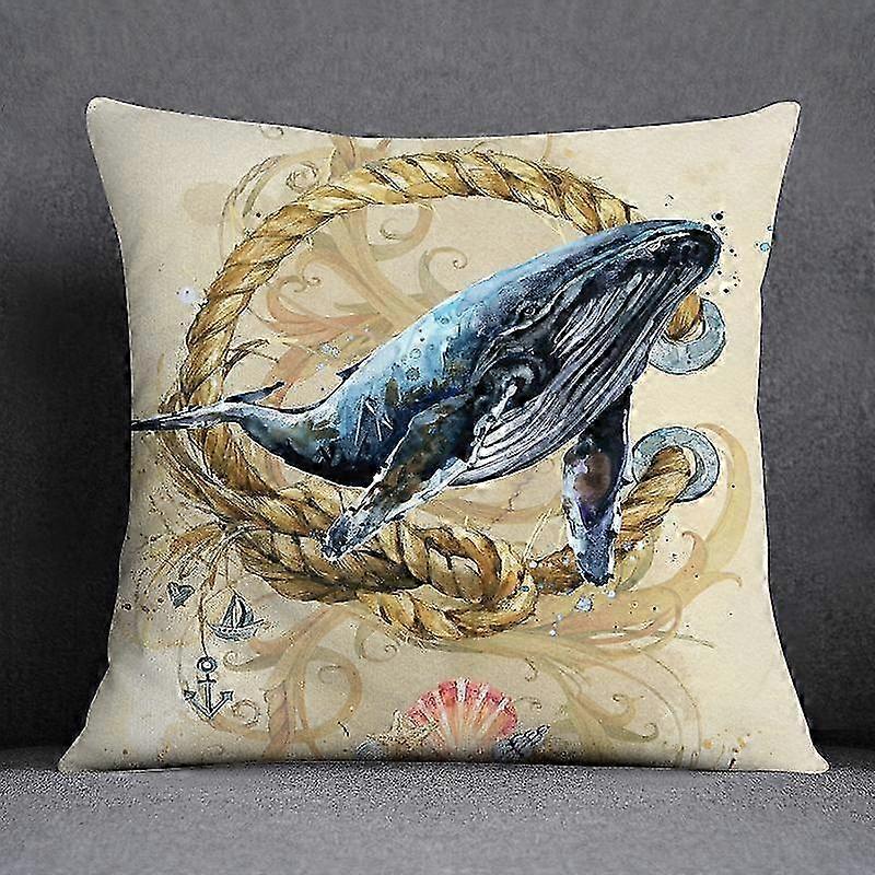 Mermaid Pattern Square Pillowcase for Home and Office Decoration Cushion Cover Design 310jpjcjh