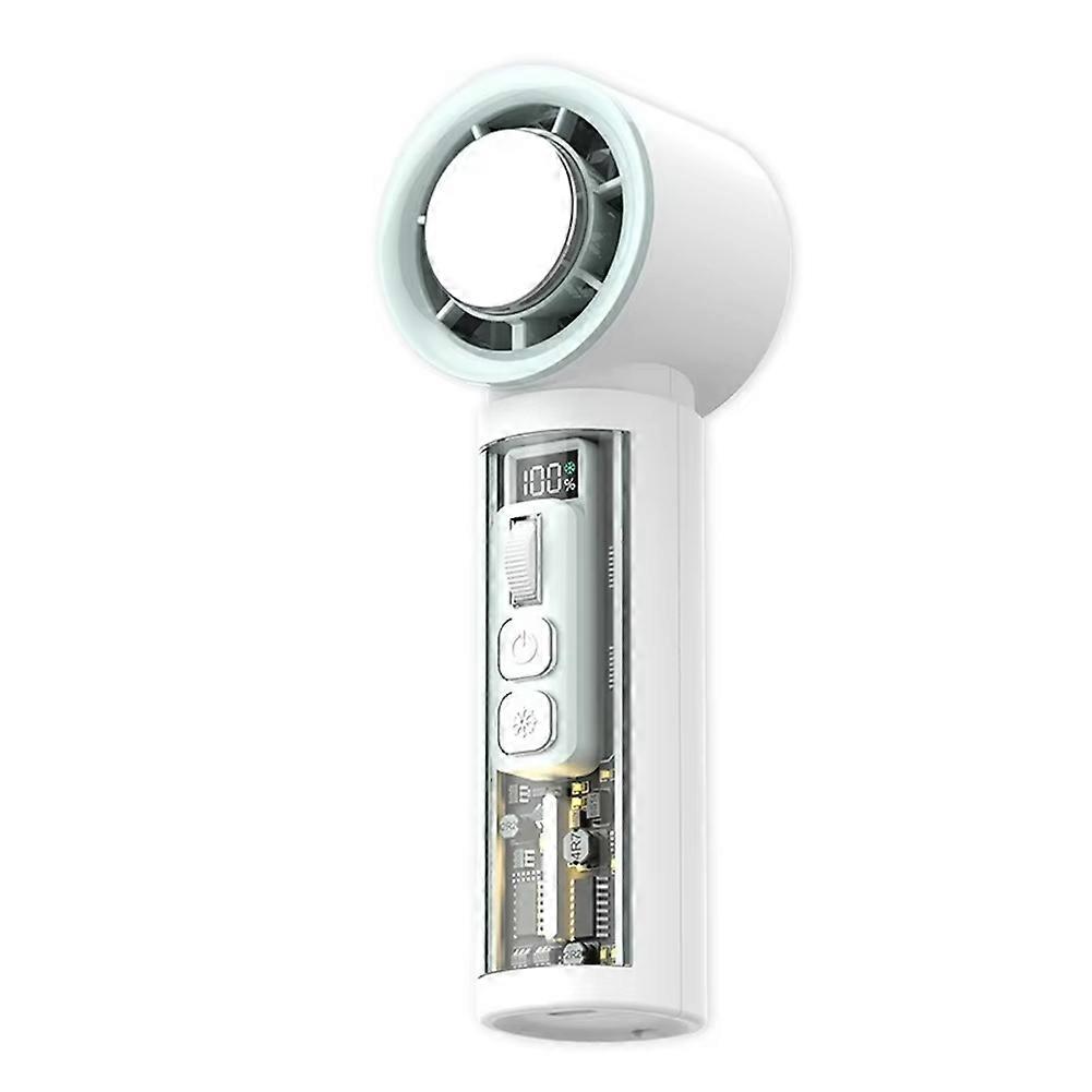 Handheld Semiconductor Refrigeration Fan, Rechargeable Portable Cooling Fan, Air Cooler for Outdoor Use B
