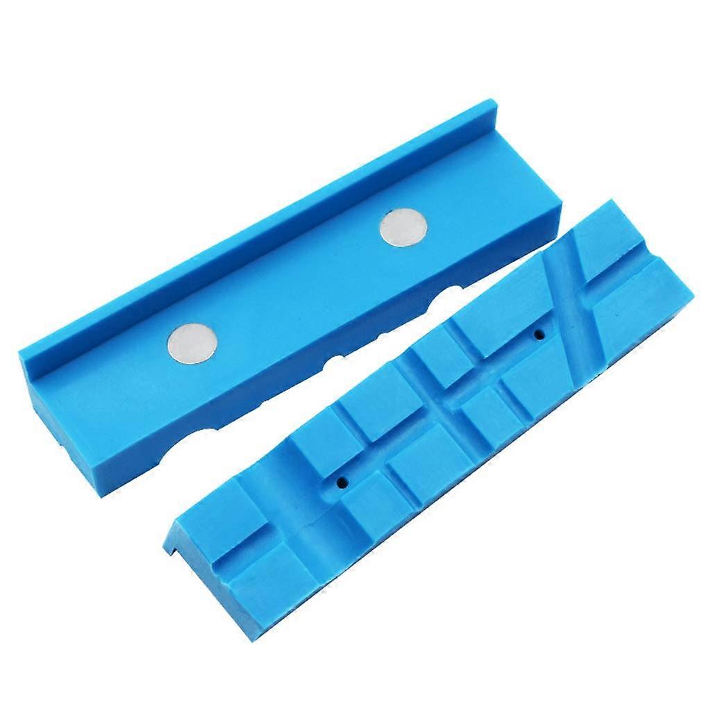 Vice Protection Jaws Face Pad 2 Pack Soft Rubber For Vice Jaws Pad Replacement Easy To Use