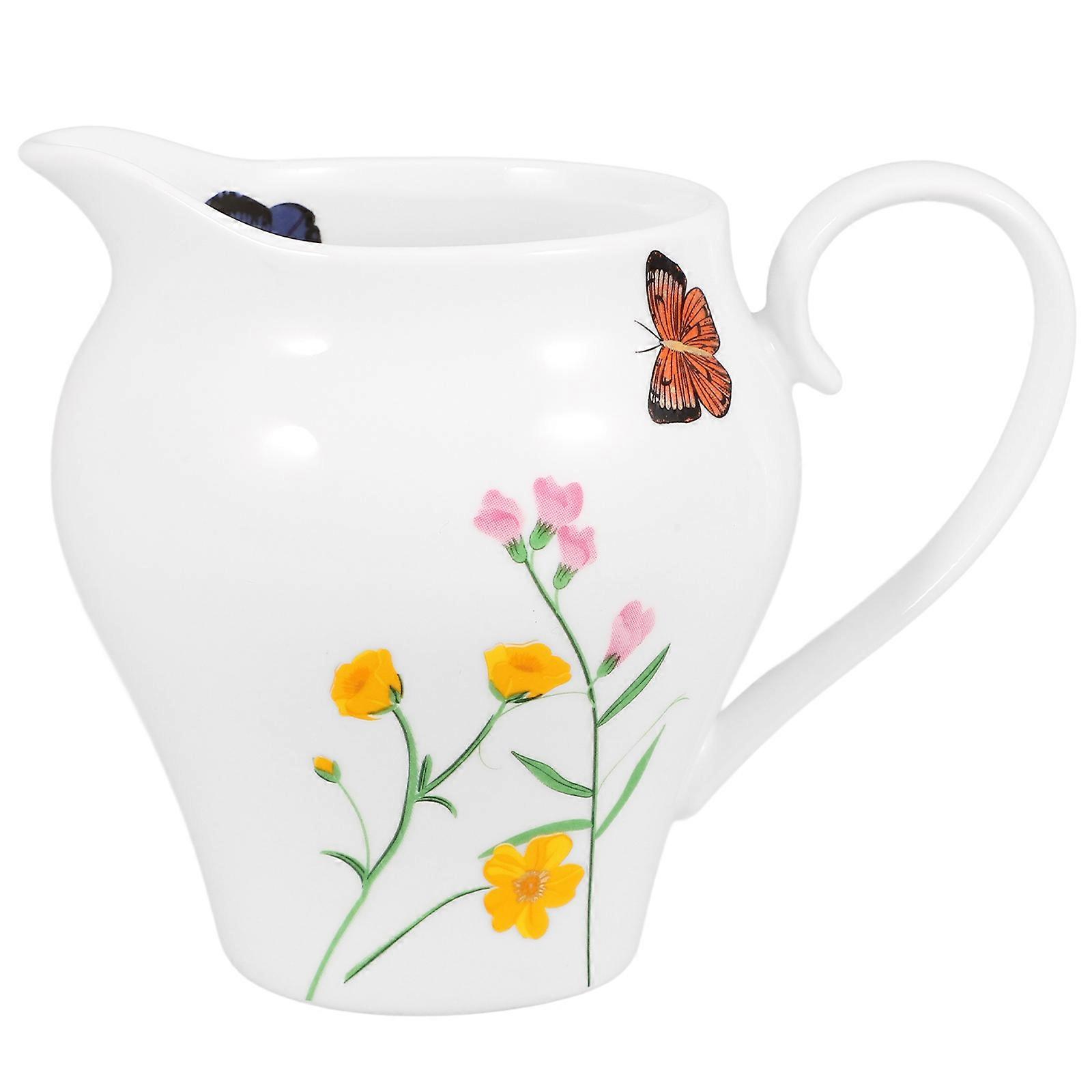 Ceramic Milk Jug Stylish Creamer Pitcher for Milk, Sauce, Vinegar – Modern Design, Easy Clean Surface, Ideal for Coffee Bars & Home Use